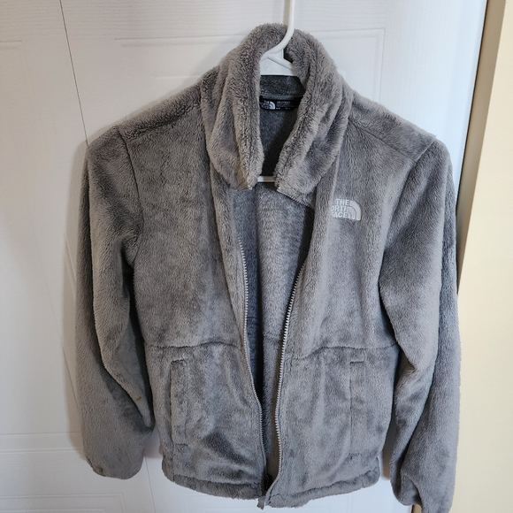 The North Face kids Cozy full zipe jacket, gray, size M 10/12 - Picture 4 of 5